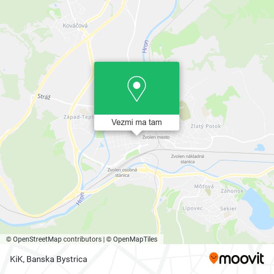 KiK mapa