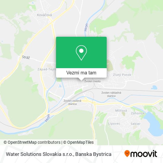 Water Solutions Slovakia s.r.o. mapa