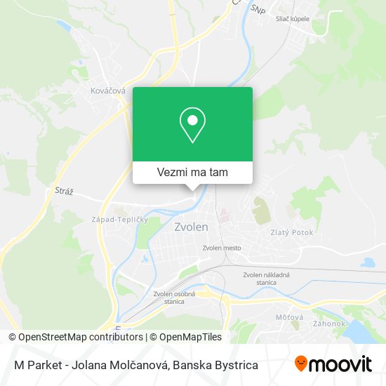 M Parket - Jolana Molčanová mapa