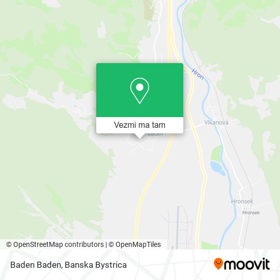 Baden Baden mapa