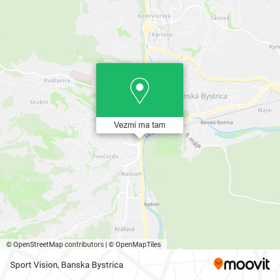 Sport Vision mapa