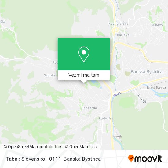 Tabak Slovensko - 0111 mapa