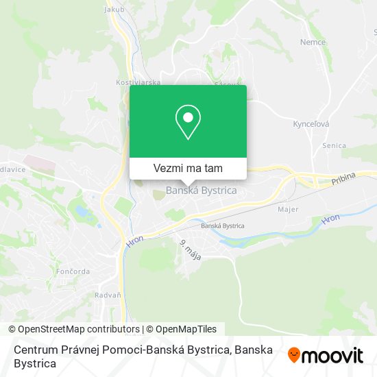 Centrum Právnej Pomoci-Banská Bystrica mapa