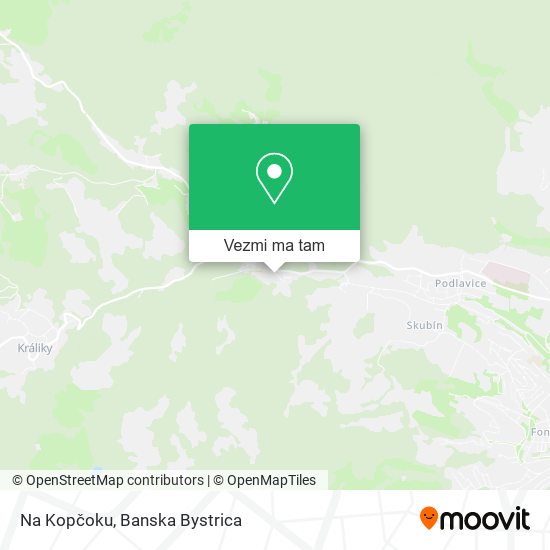 Na Kopčoku mapa