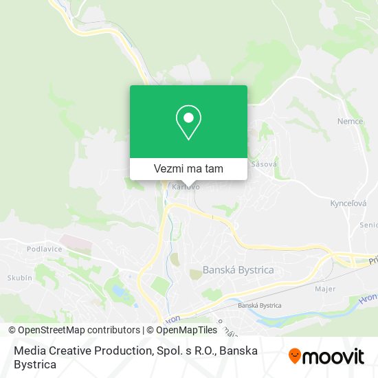 Media Creative Production, Spol. s R.O. mapa