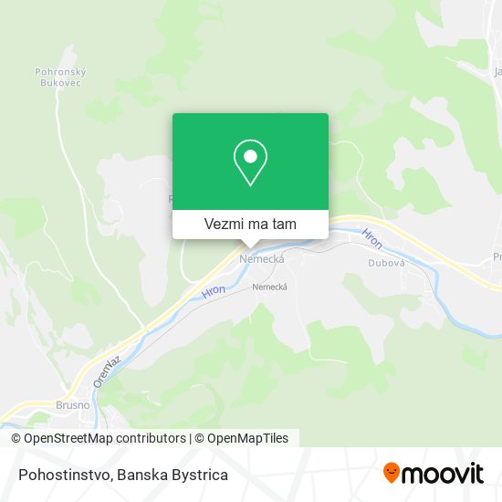 Pohostinstvo mapa