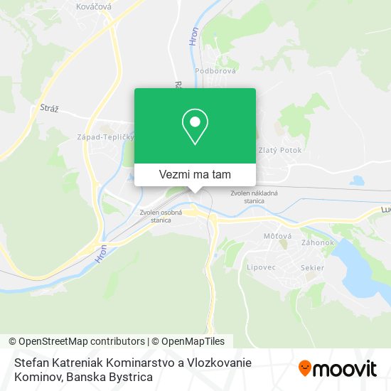 Stefan Katreniak Kominarstvo a Vlozkovanie Kominov mapa