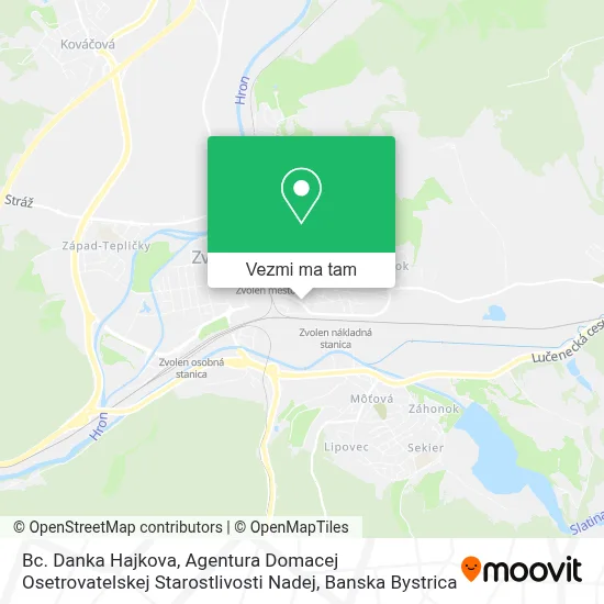 Bc. Danka Hajkova, Agentura Domacej Osetrovatelskej Starostlivosti Nadej mapa