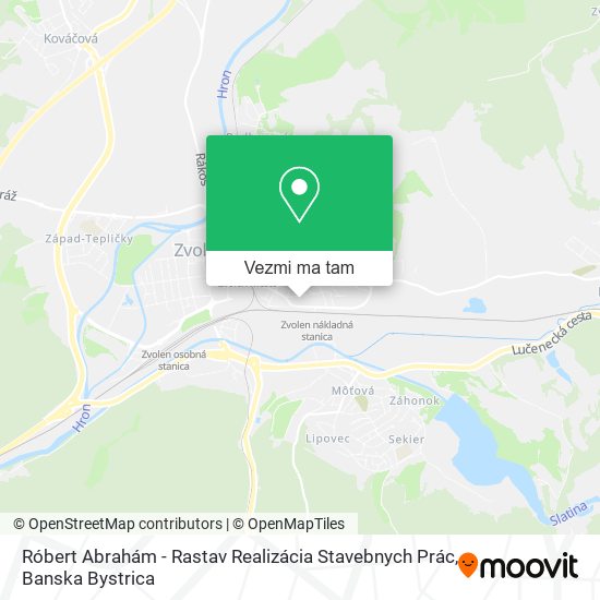 Róbert Abrahám - Rastav Realizácia Stavebnych Prác mapa