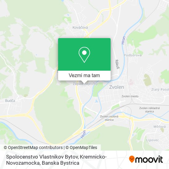 Spolocenstvo Vlastnikov Bytov, Kremnicko-Novozamocka mapa