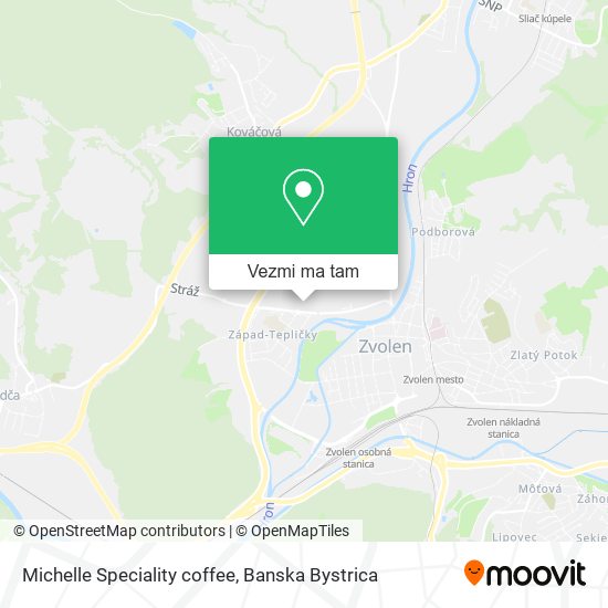 Michelle Speciality coffee mapa