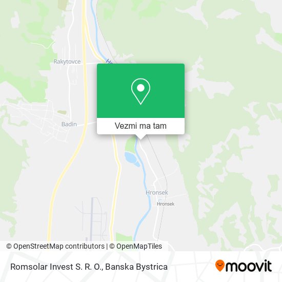 Romsolar Invest S. R. O. mapa