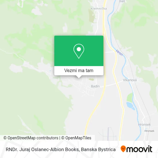 RNDr. Juraj Oslanec-Albion Books mapa