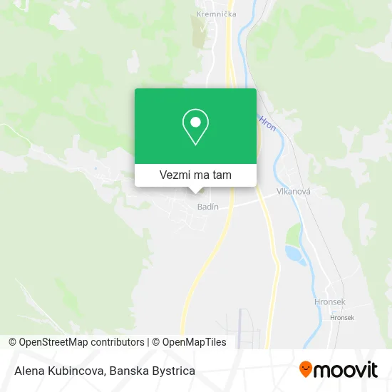 Alena Kubincova mapa