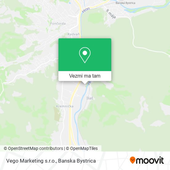 Vego Marketing s.r.o. mapa