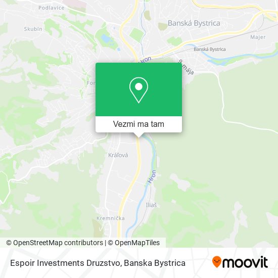 Espoir Investments Druzstvo mapa