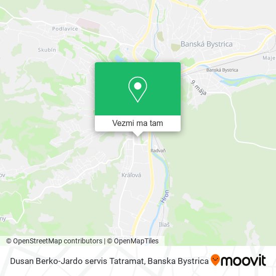 Dusan Berko-Jardo servis Tatramat mapa