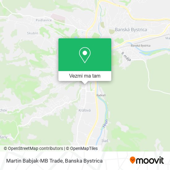 Martin Babjak-MB Trade mapa