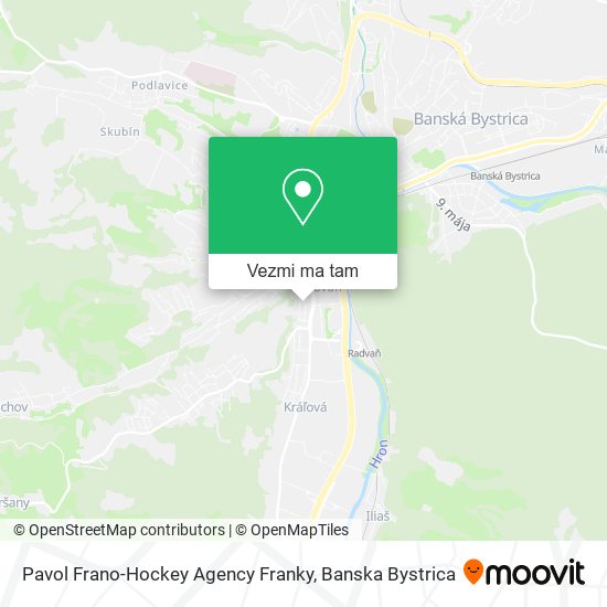 Pavol Frano-Hockey Agency Franky mapa