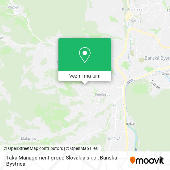 Taka Management group Slovakia s.r.o. mapa