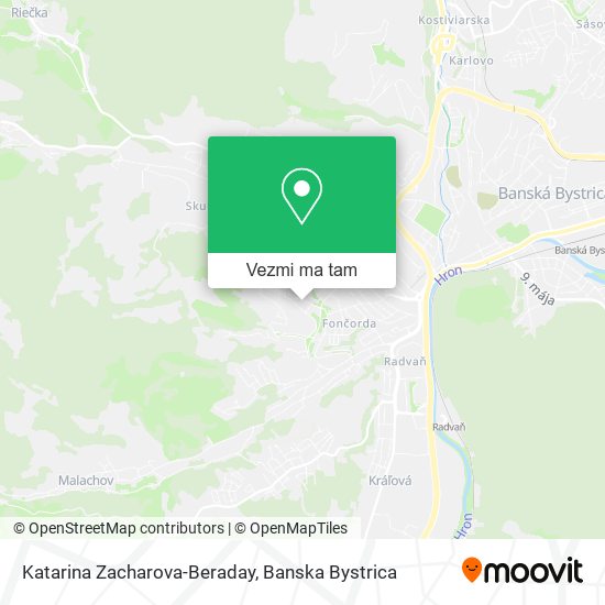 Katarina Zacharova-Beraday mapa