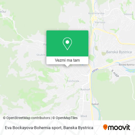 Eva Bockayova-Bohemia sport mapa