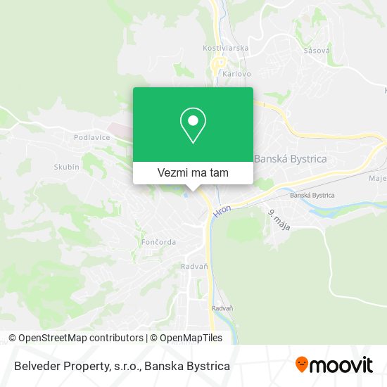 Belveder Property, s.r.o. mapa