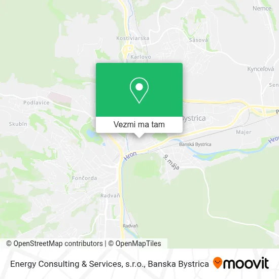 Energy Consulting & Services, s.r.o. mapa