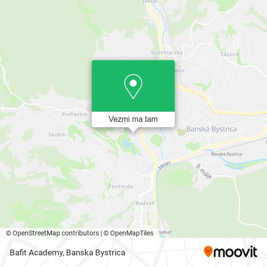 Bafit Academy mapa