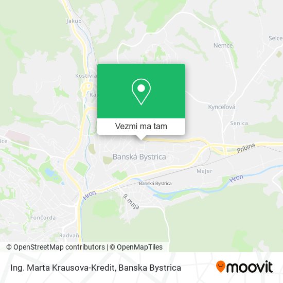 Ing. Marta Krausova-Kredit mapa