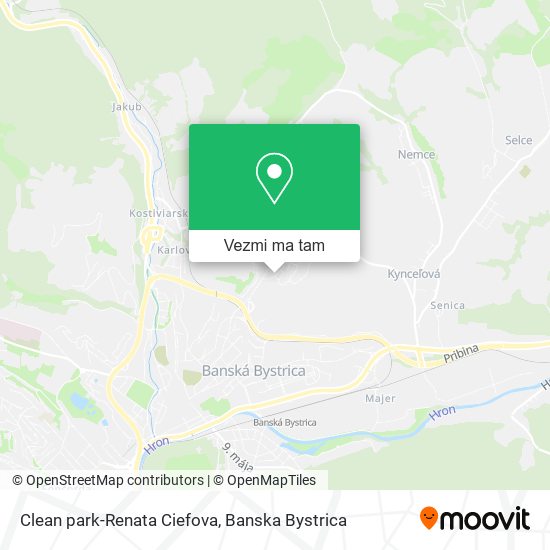 Clean park-Renata Ciefova mapa
