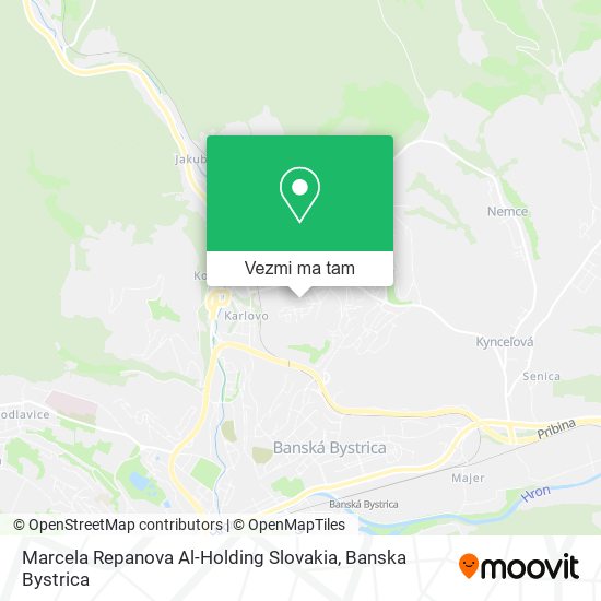 Marcela Repanova Al-Holding Slovakia mapa