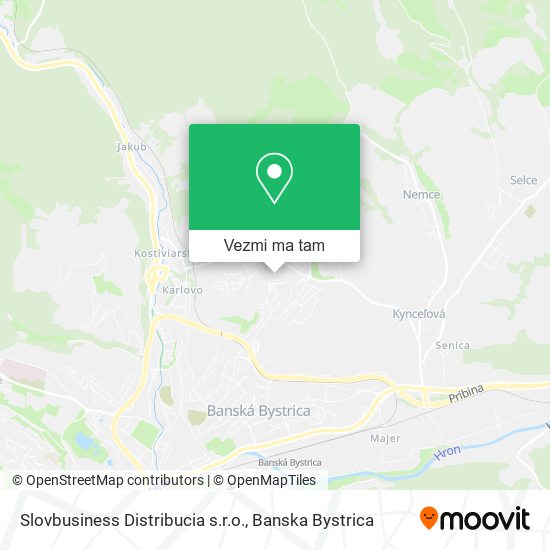 Slovbusiness Distribucia s.r.o. mapa