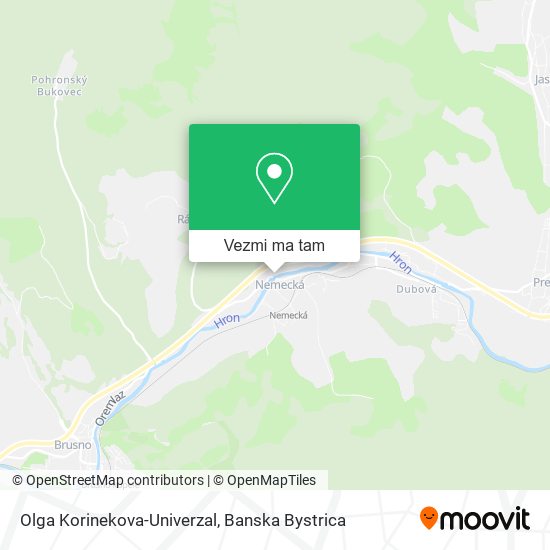 Olga Korinekova-Univerzal mapa