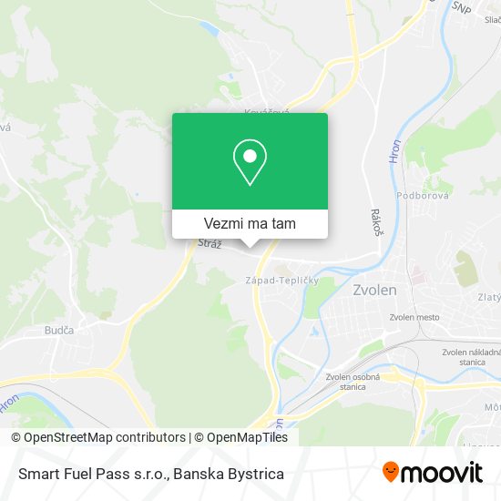 Smart Fuel Pass s.r.o. mapa