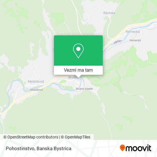 Pohostinstvo mapa