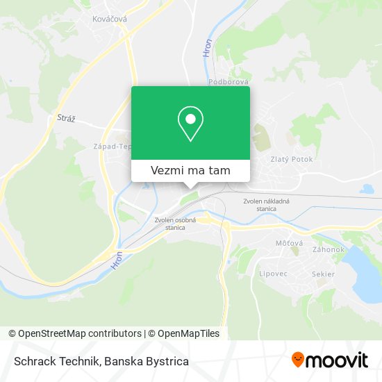 Schrack Technik mapa