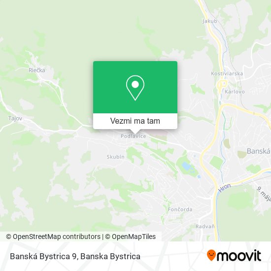 Banská Bystrica 9 mapa