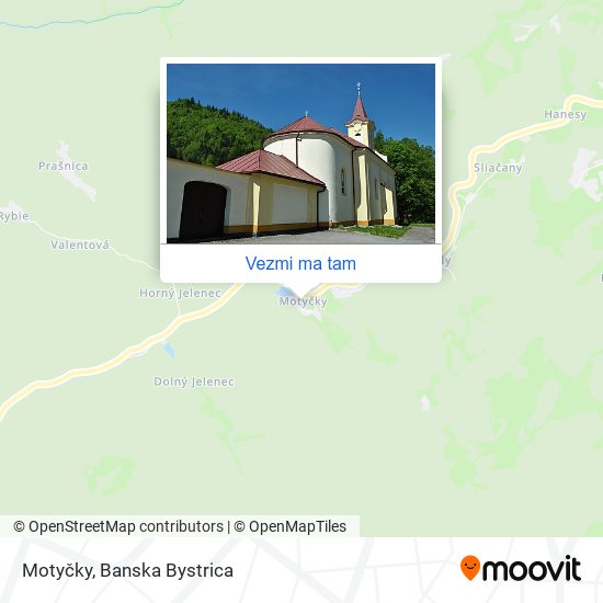 Motyčky mapa