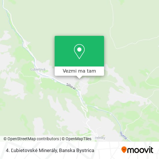 4. Ľubietovské Minerály mapa