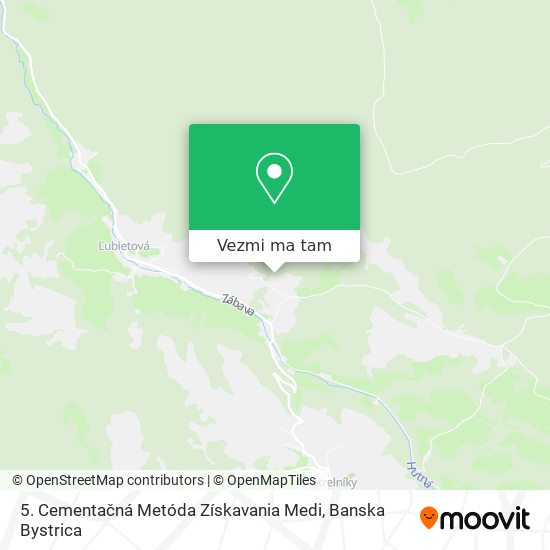 5. Cementačná Metóda Získavania Medi mapa