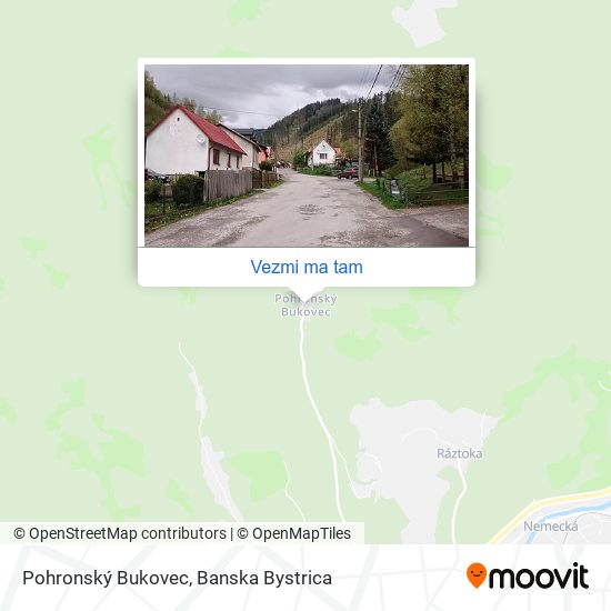 Pohronský Bukovec mapa