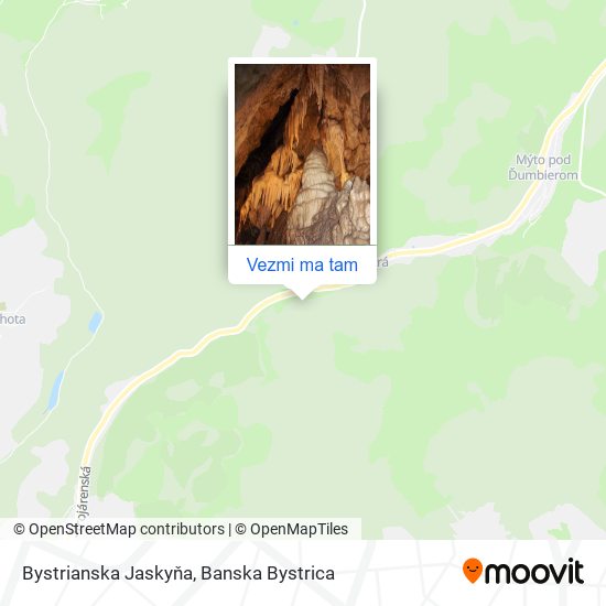 Bystrianska Jaskyňa mapa