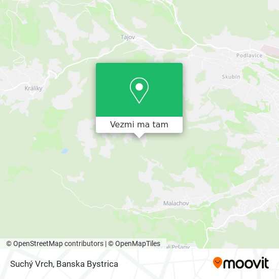 Suchý Vrch mapa