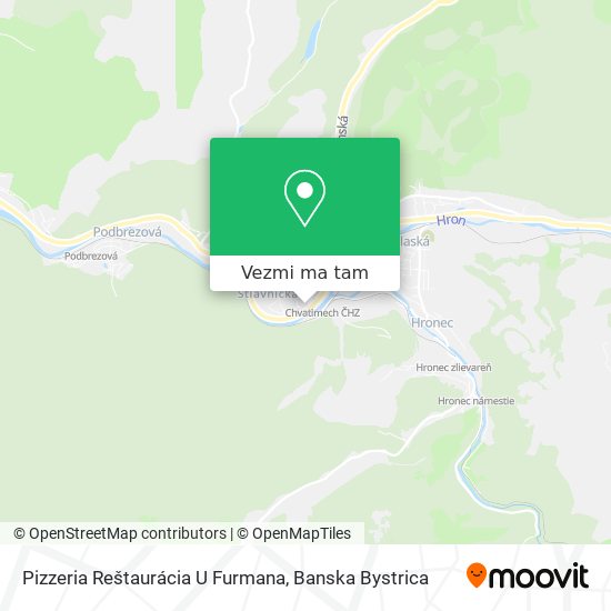 Pizzeria Reštaurácia U Furmana mapa