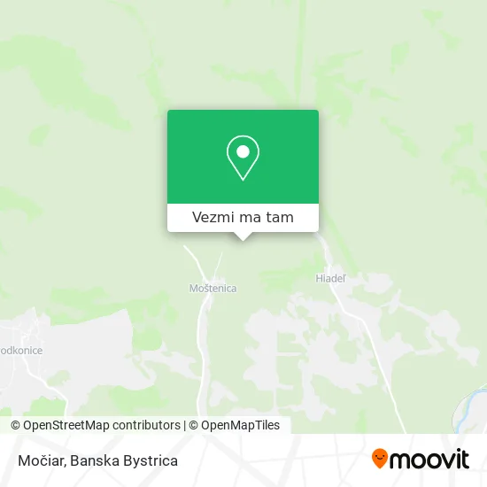 Močiar mapa
