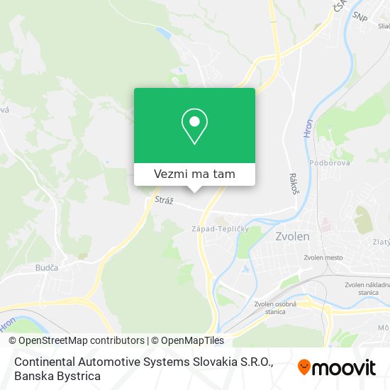 Continental Automotive Systems Slovakia S.R.O. mapa