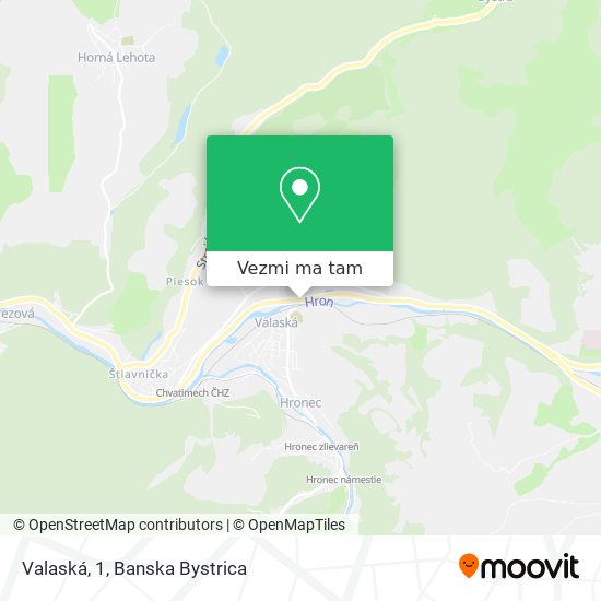 Valaská, 1 mapa