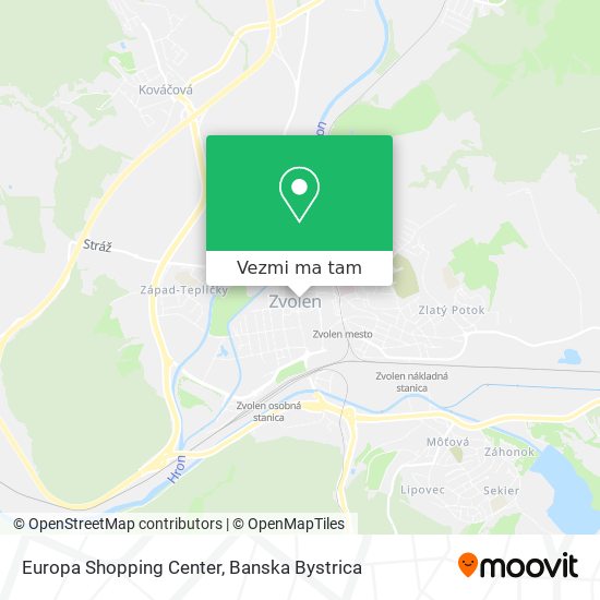 Europa Shopping Center mapa