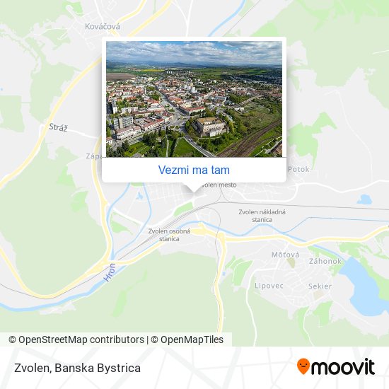 Zvolen mapa